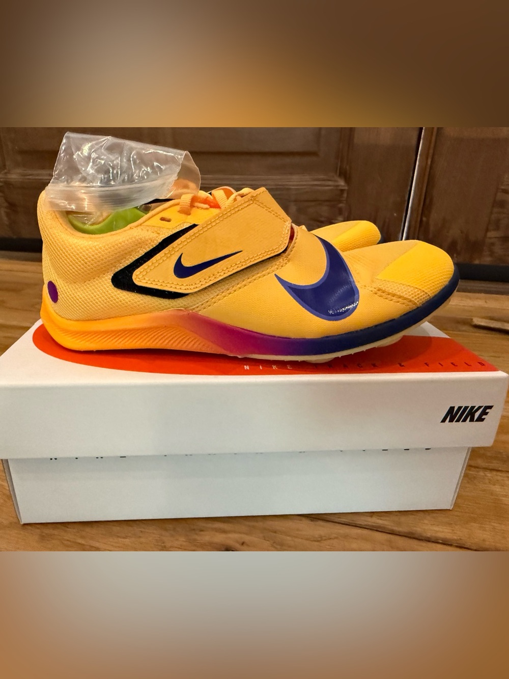 Nike Zoom Rival Jump Track Spikes Citron Men’s 5.5 Women’s 7